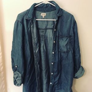 Denim button up